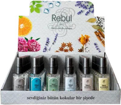 REBUL KOLONYA 50 ML SPREYLİ 36 LI STAND TM02630