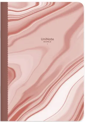 KESKİN 18,5*26 48 YP NOK.TEL DİK. KUŞE KAP.UNİNOTE MARBLE DEFTER 381833-99