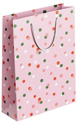 KESKİN KARTON ÇANTA D4 PEMBE PUANTİYE 170036-99