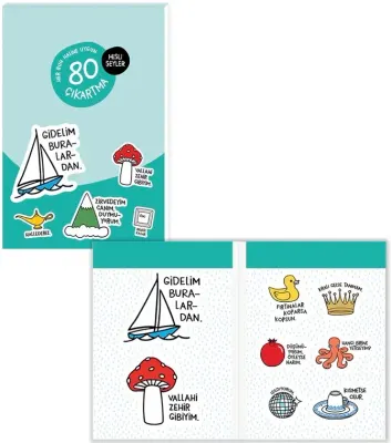 KESKİN STICKER ALBÜMÜ 12X17 HİSLİ ŞEYLER 8 YP. 221320-99