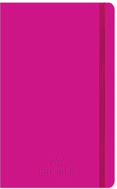 KESKİN DEFTER PREMİER 9x14 CİLTLİ 80 YP. ÇİZGİLİ FUŞYA 410605-99
