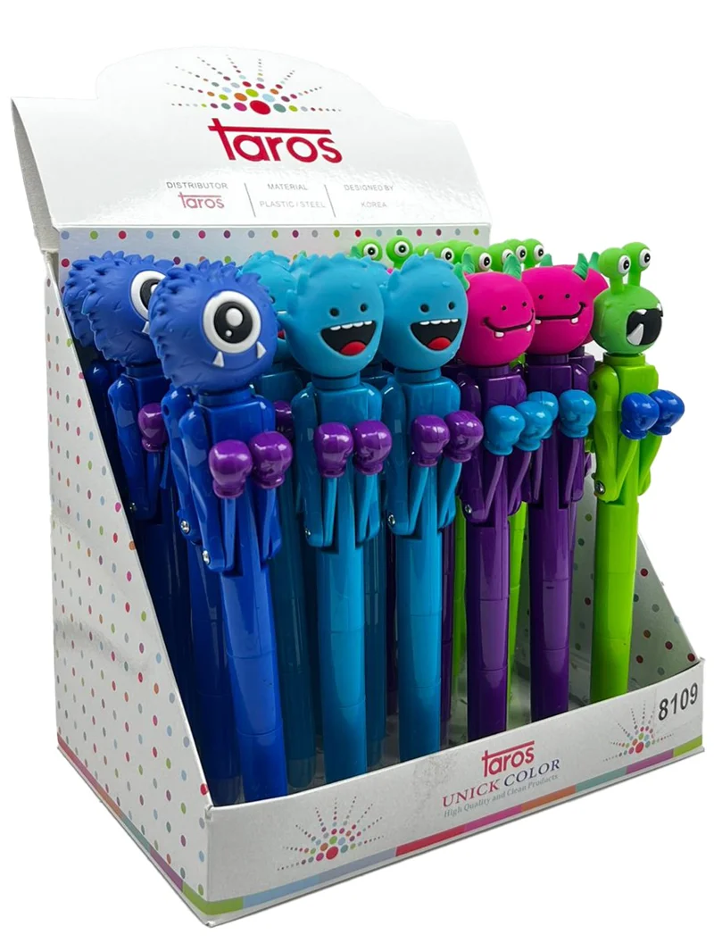UNICK COLOR TÜKENMEZ KALEM BOKSÖR MONSTER 8109