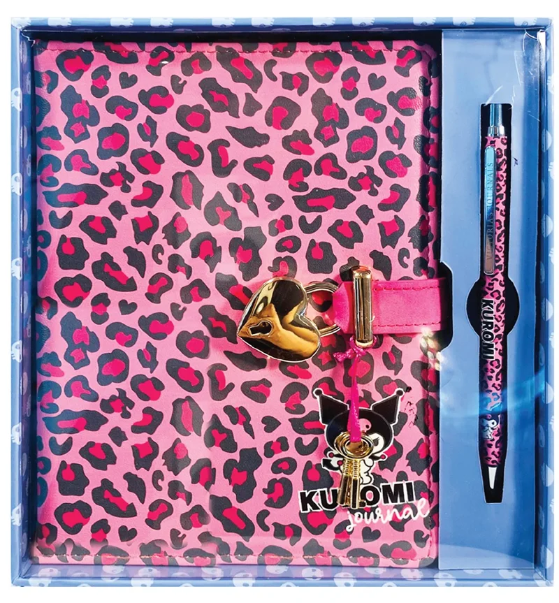 VİCTORİAS JOURNALS KUROMİ HUSH HUSH KİLİTLİ  DEFTER VE TÜKENMEZ KALEM KUTULU SET 80GR. 160 YP. ÇİZ..