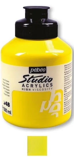 PEBEO AKRİLİK BOYA STUDIO 500 ML 171*12 LIGHT LEMON YELLOW