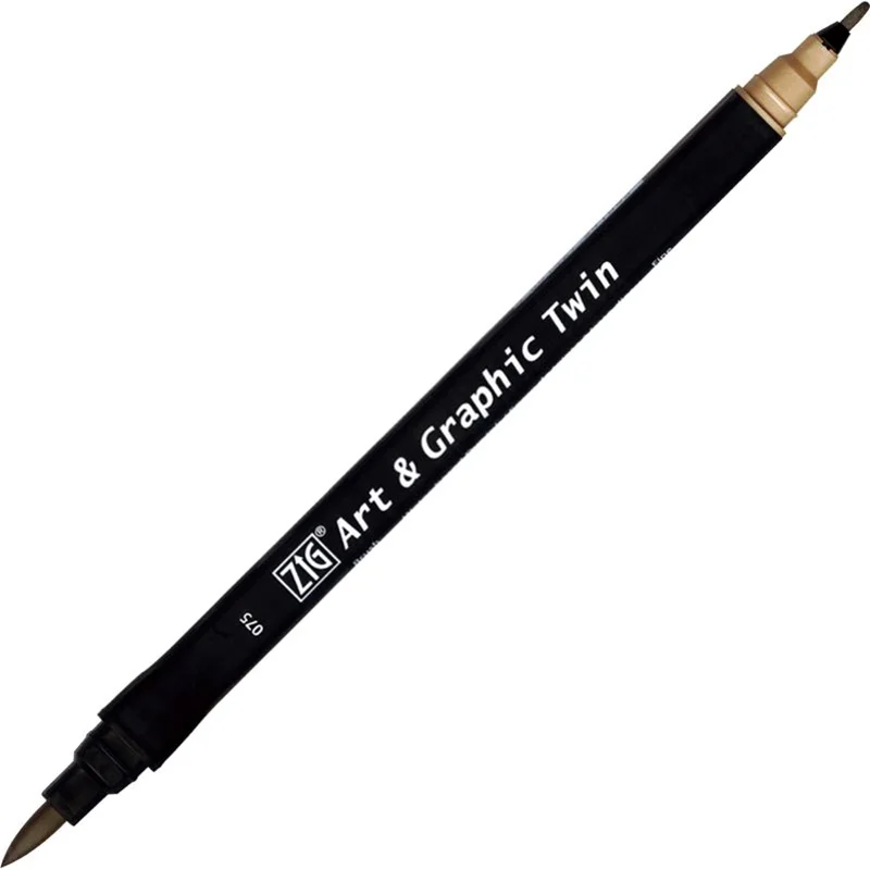 ZIG ART&amp;GRAPHIC TWIN TUT-80 075 BRICK BEIGE
