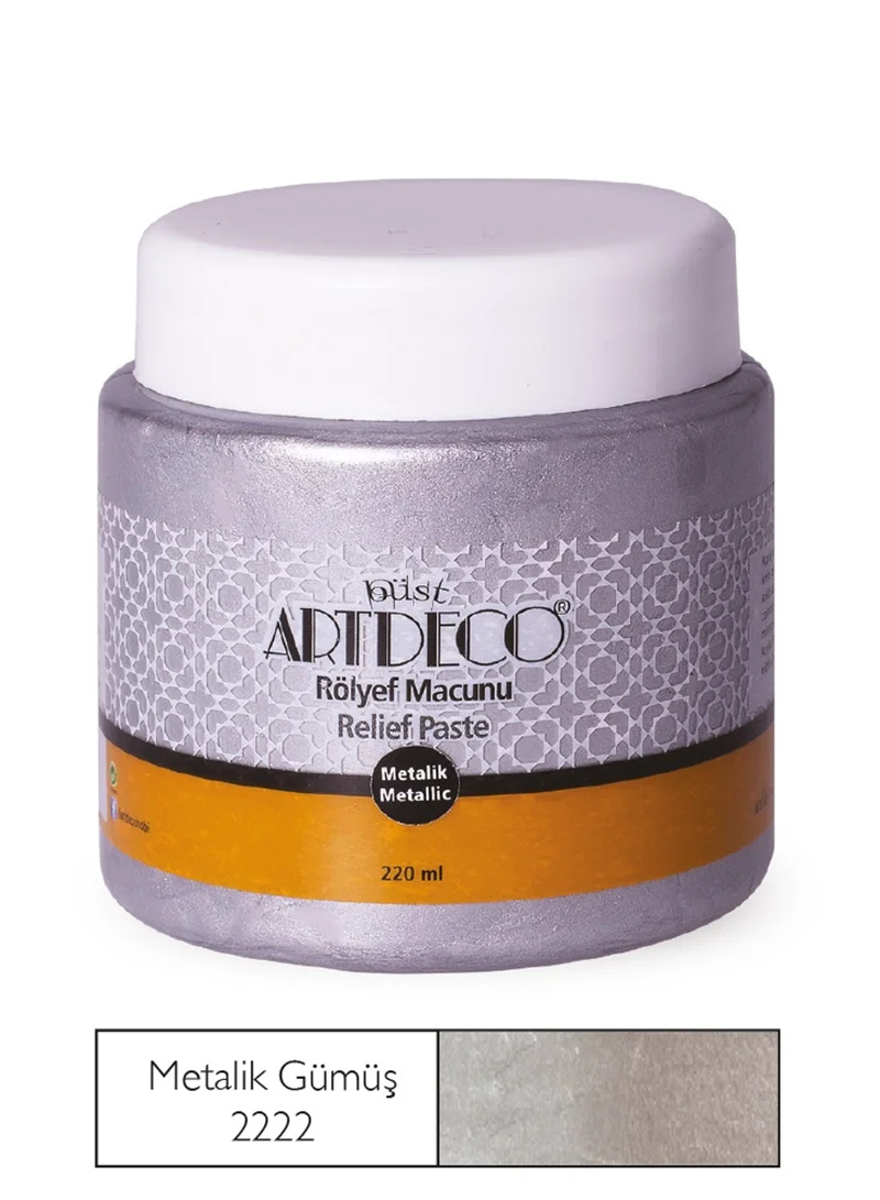 ARTDECO ROLYEF MACUNU METALİK 220 ML GÜMÜŞ Y-054N 2222