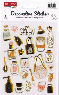 TANEX TNX-25408 DECORATİVE STICKER 5 AD. TNX2540805