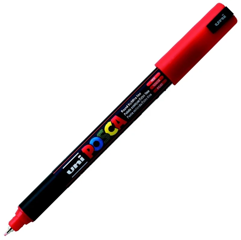 UNİ POSTER MARKÖRÜ POSCA PC-1MR 0.7 KIRMIZI