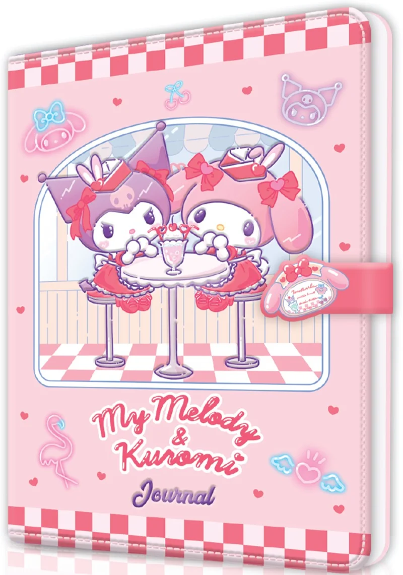 VJ GÜNLÜK MY MELODY VEGAN DERİ MIKNATISLI 13X18 CM 100 GR 224 SAYFA 525-2026