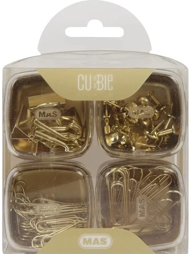 MAS MASA SETİ CUBBIE 4 LÜ PREMIUM GOLD 1331