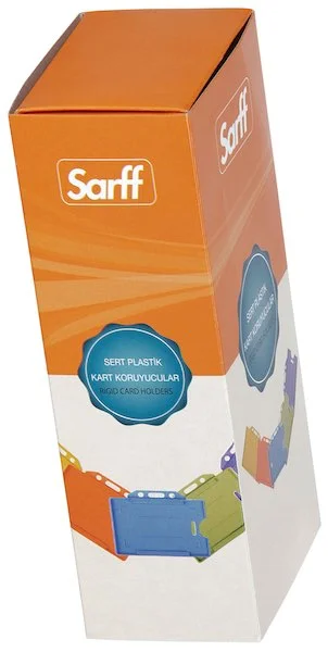 SARFF KART KORUYUCU DİK ŞEFFAF 50 Lİ 15323025