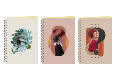 LİLAMOR DEFTER MODA SPR.S.KPK. KARELİ 16X22 12'Lİ (6 ASS.) LLM-DF1622-MS03