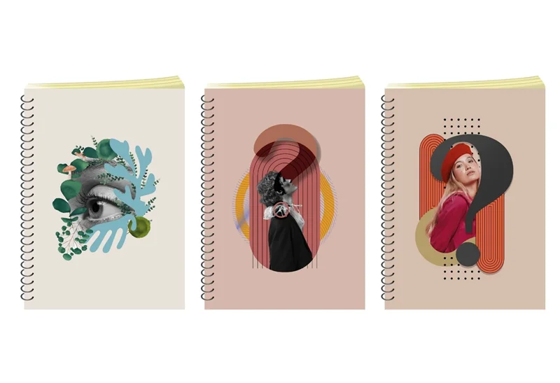 LİLAMOR DEFTER MODA SPR.S.KPK. KARELİ 16X22 12'Lİ (6 ASS.) LLM-DF1622-MS03