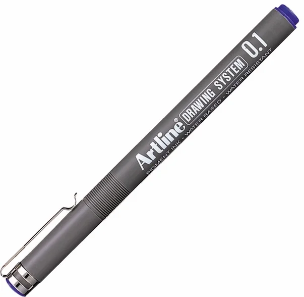 ARTLINE ÇİZİM KALEMİ DRAWING SYSTEM 231 0.1 MAVİ A-EK-231 BLUE