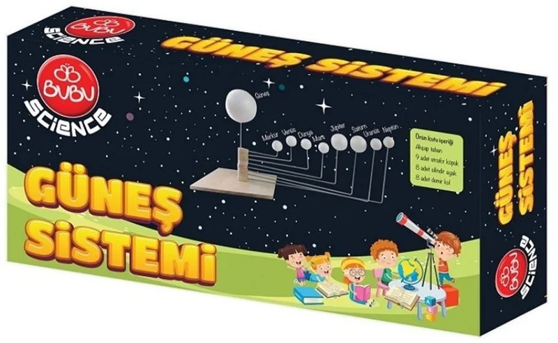 PASİF BU-BU SCIENCE GÜNEŞ SİSTEMİ MODELİ AHŞAP SN0002