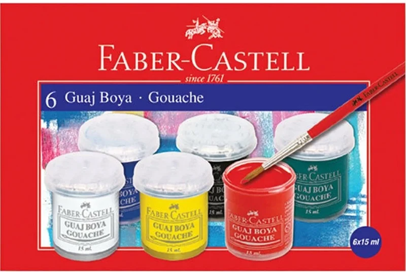 FABER GUAJ BOYA 15 ML x 6 LI 160400