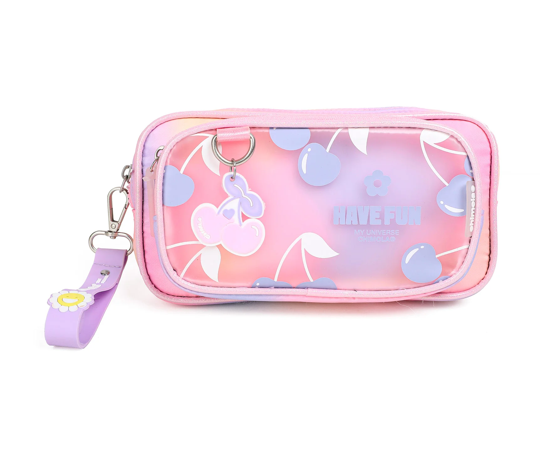 CHIMOLA RAINBOW PINK KALEM ÇANTASI (FS108) CHM-KC0078-1