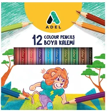 ADEL KURU BOYA YARIM BOY 12 Lİ 325001