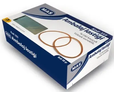 MAS AMBALAJ LASTİĞİ 50GR %100 KAUÇUK MİDİ KT 355