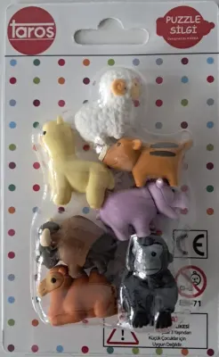TAROS HAYVANLAR PUZZLE SİLGİ 9173
