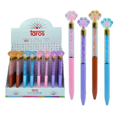 UNICK COLOR PATİ TEPELİ TAŞLI TÜKENMEZ KALEM 9482