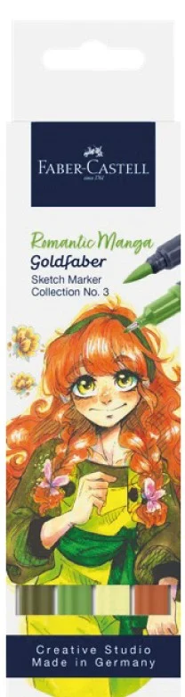 FABER GOLDFABER SKETCH MARKÖR ROMANTİK MANGA NO:3 3 LÜ 164722