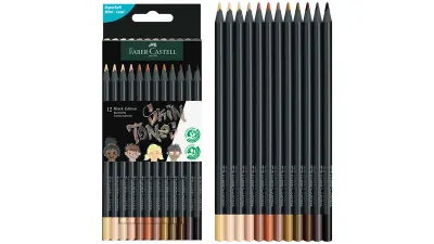 FABER BLACK EDİTİON BOYA KALEMİ 12 RENK SKİN TONES 116414