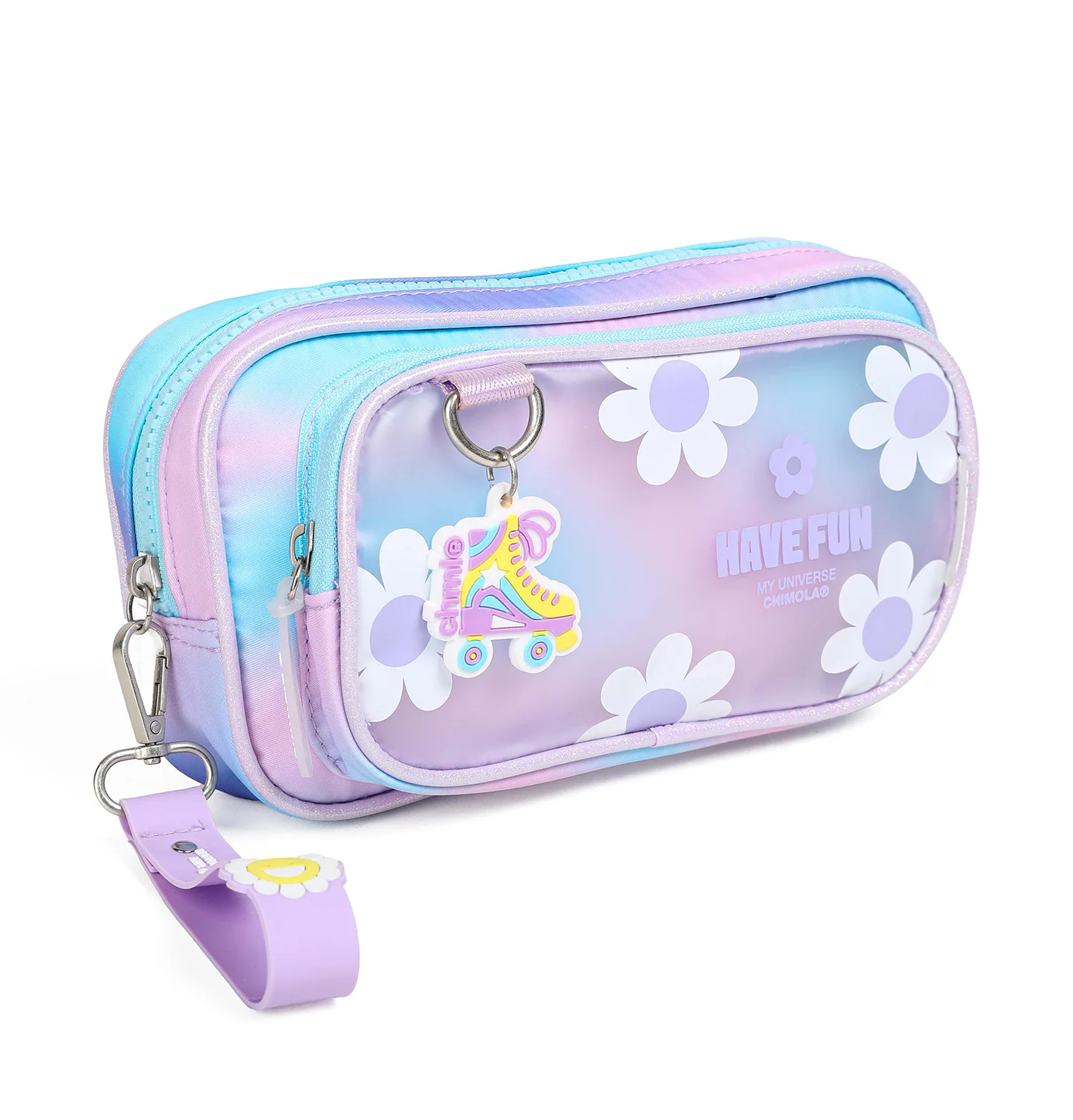 CHIMOLA RAINBOW BLUE KALEM ÇANTASI (FS108) CHM-KC0078-2