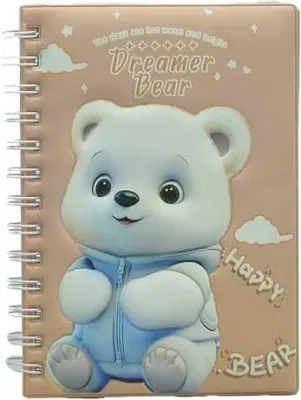 UNICK COLOR DEFTER A5 HAPPY BEAR KABARTMALI 7623