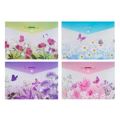 UNICK COLOR FLOWERS  A4 ÇIT ÇIT DOSYA 9864