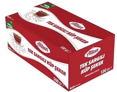 ALTUN KÜP ŞEKER TEK SARGILI  500g