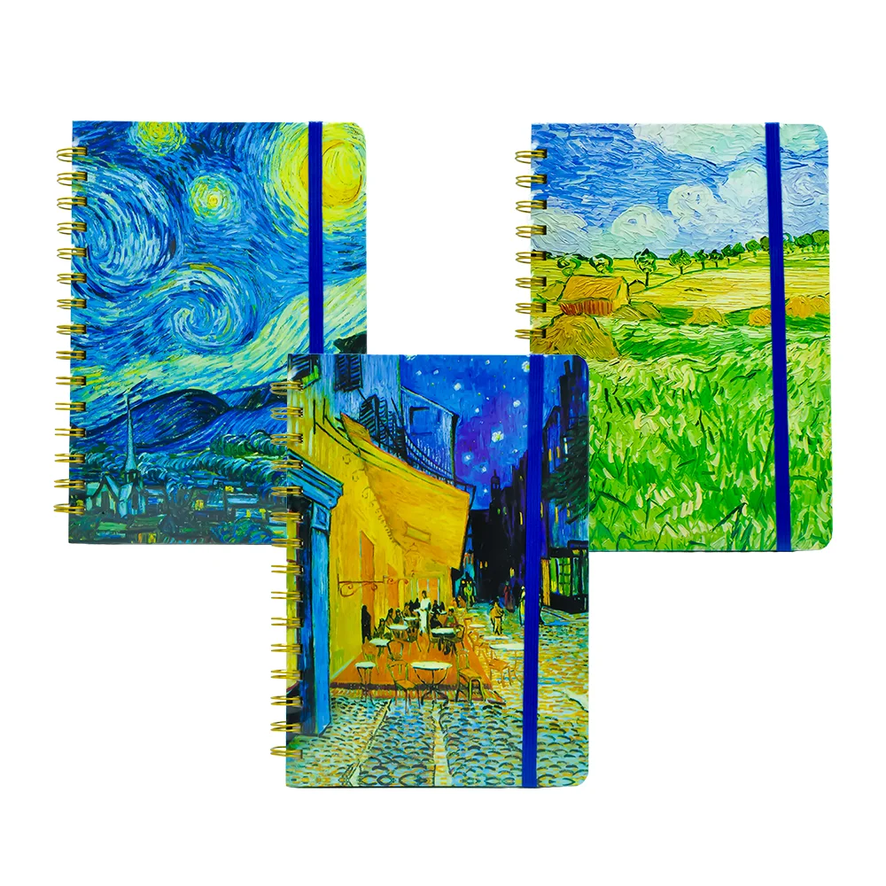 UNICK COLOR VAN GOGH A5 SPİRALLİ ESKİZ DEFTERİ 9527