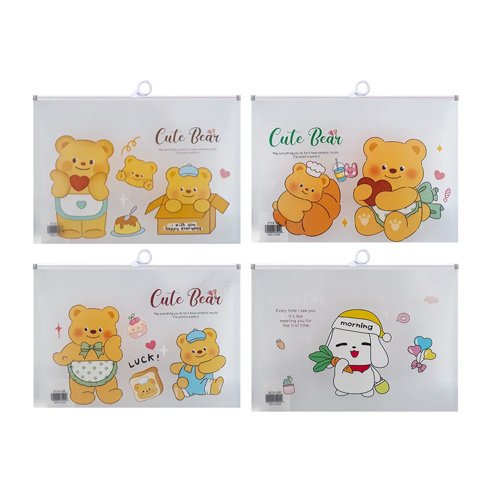 UNICK COLOR CUTE BEAR A4 KİLİTLİ DOSYA 9672