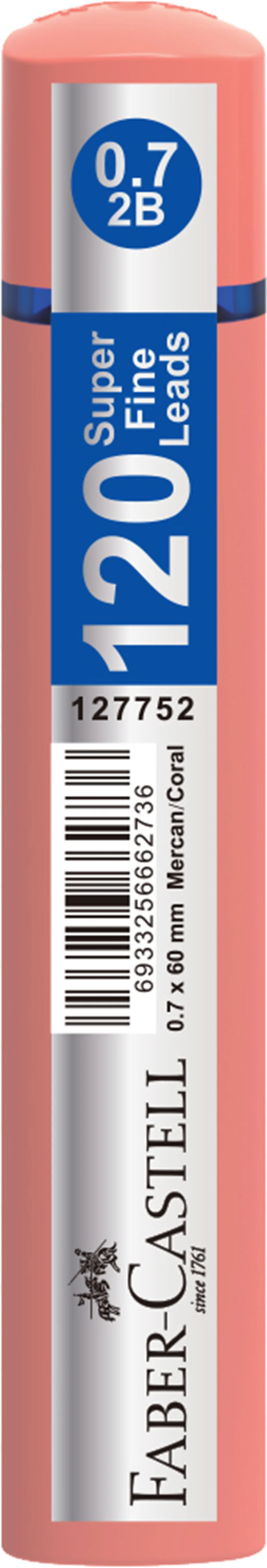 FABER MİN GRIP SOFT 0.7MM 2B 60MM 120Lİ TİT MERCAN 127752