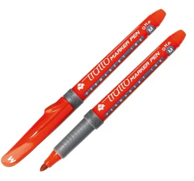 TRATTO CD KALEMİ MEDIUM (M) KIRMIZI 806702
