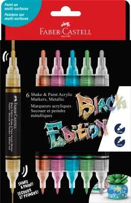 FABER METALİK MARKÖR BE SHAKE&PAİNT MARKÖR 6 LI METALİK 285517