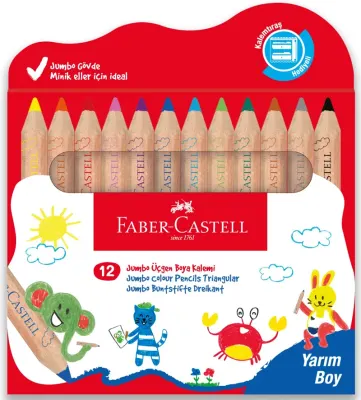 FABER SULU BOYA LİTTLE CREATİVES JUMBO 12 Lİ 5292000004000