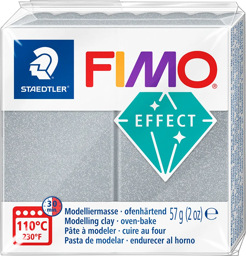 FIMO EFFECT MODELLEME KİLİ 57 GR METALİK GÜMÜŞ 8010-81