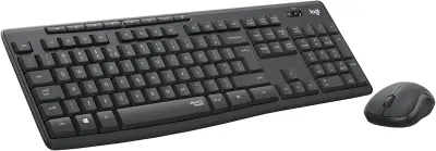 LOGITECH KLAVYE MOUSE SET MK295 KABLOSUZ SİYAH 920-009804
