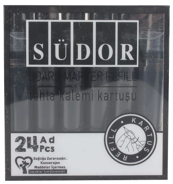 SÜDOR TAHTA KALEMİ KARTUŞLU SİYAH MB05-1