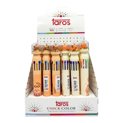 UNICK COLOR CAPYBARA 10 RENK ÇOKLU TÜKENMEZ KALEM 9698