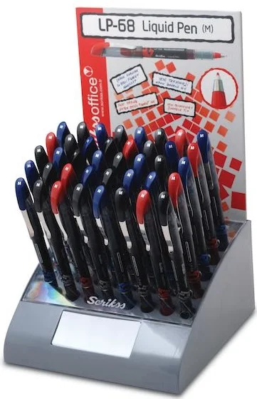 SCRIKSS OFFICE ROLLER KALEM LP-68 LİKİD 0.7 40 LI STAND