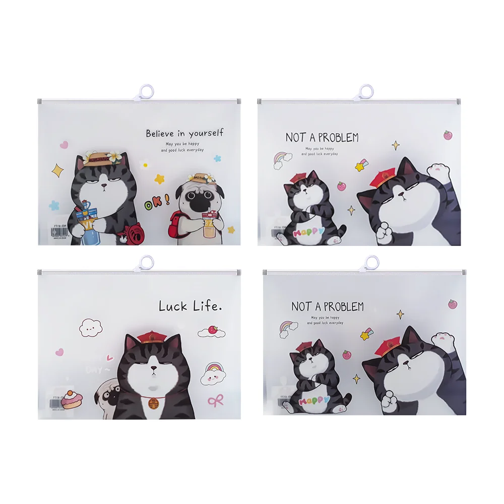 UNICK COLOR LUCK LIFE CAT A4 KİLİTLİ DOSYA 9668