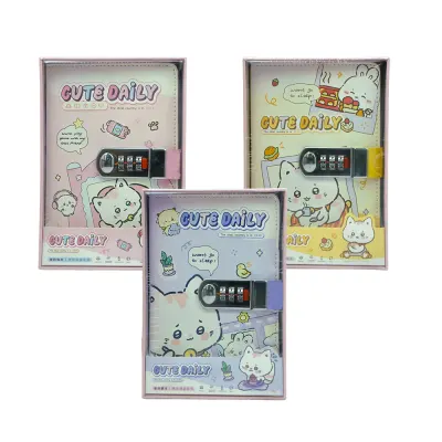 UNICK COLOR CUTE DAİLY B5  ŞİFRELİ GÜNLÜK 9773