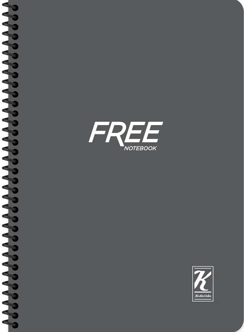 KESKİN DEFTER FREE YENİ A4 PP KAPAK SPİRALLİ 40 YP. ÇİZGİLİ 320091-99
