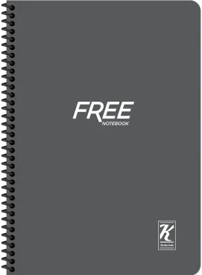 KESKİN DEFTER FREE YENİ A4 PP KAPAK SPİRALLİ 60 YP. ÇİZGİLİ 320101-99