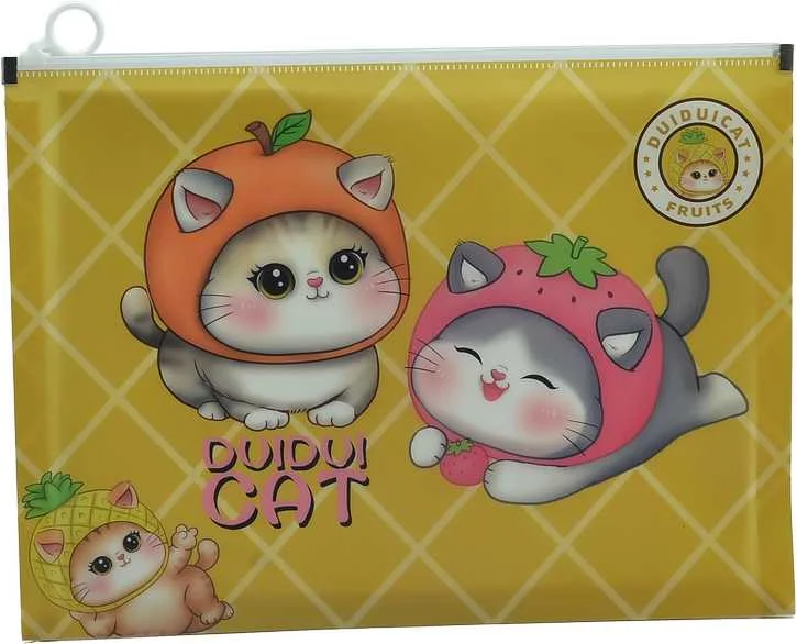 UNICK COLOR KİLİTLİ DOSYA A4 FRUITS CAT 7516