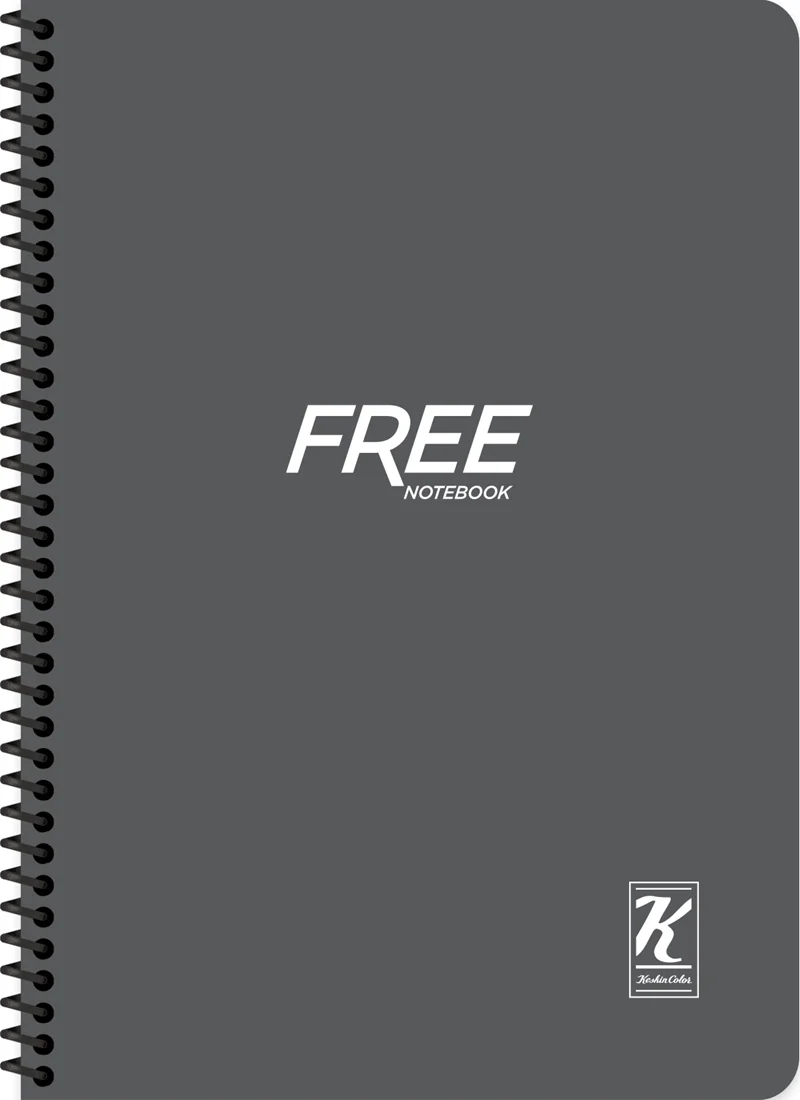 KESKİN DEFTER FREE YENİ A4 PP KAPAK SPİRALLİ 100 YP. ÇİZGİLİ 320121-99