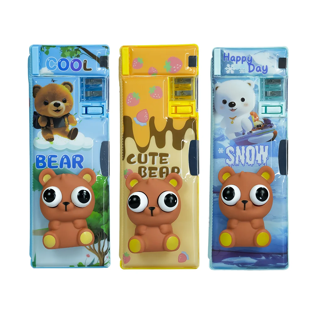 UNICK COLOR PÖRTLEK CUTE BEAR FONKSİYONEL KALEMKUTU 9826