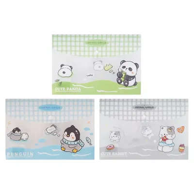 UNICK COLOR ANIMAL WORLD A4 ÇIT ÇIT DOSYA 9874